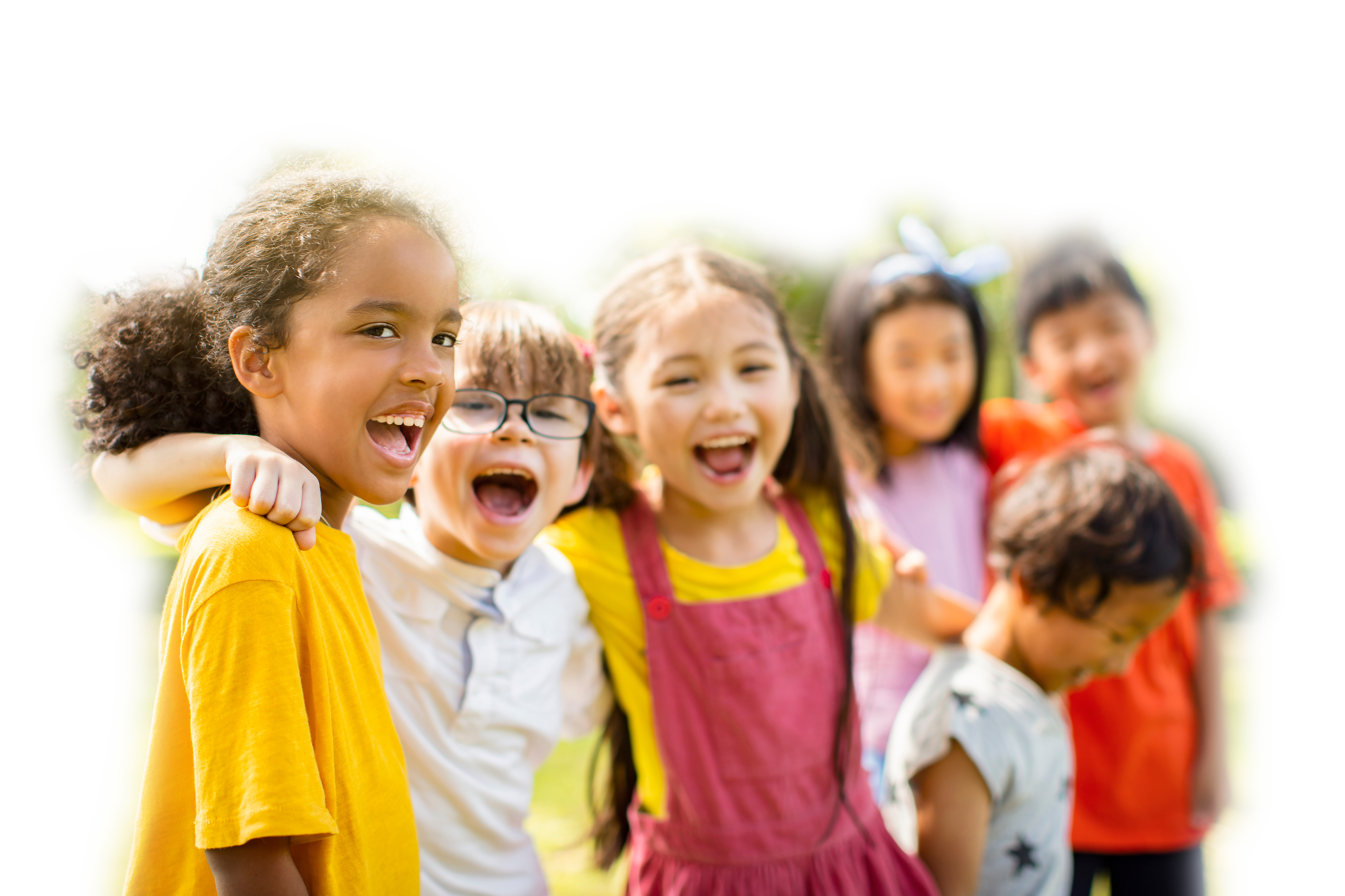 Children laughing together